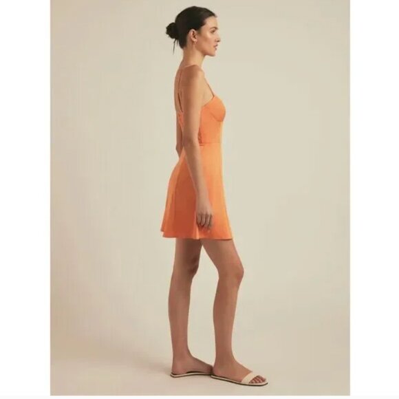 NWT Favorite Daughter The Whats Your Sign Dress in Creamsicle - Picture 2 of 7